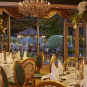 Banquet Suite & Wedding Gardens Nighttime Shot