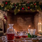 christmas by fire