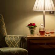whiskey in room portrait