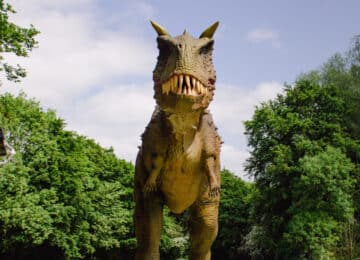 Dinosaur in Jurassic Newpark