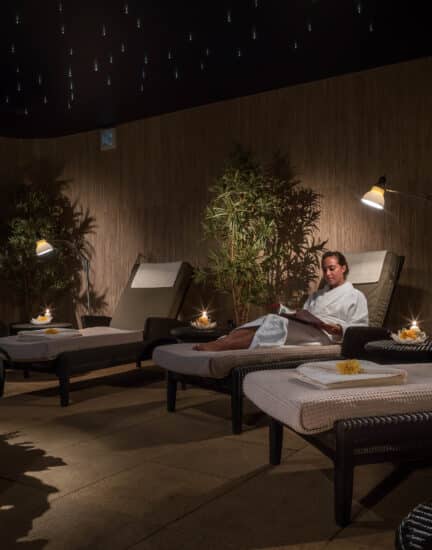 relaxation room in spa