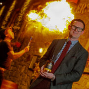 Director of Kyteler's Inn and Founder of Kyteler's Irish Whiskey at the launch event for the new Irish whiskey.